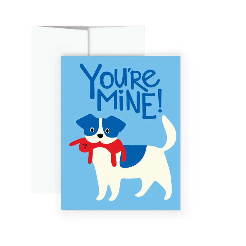 Greeting Card - You're Mine (Blue) made by All Very Goods