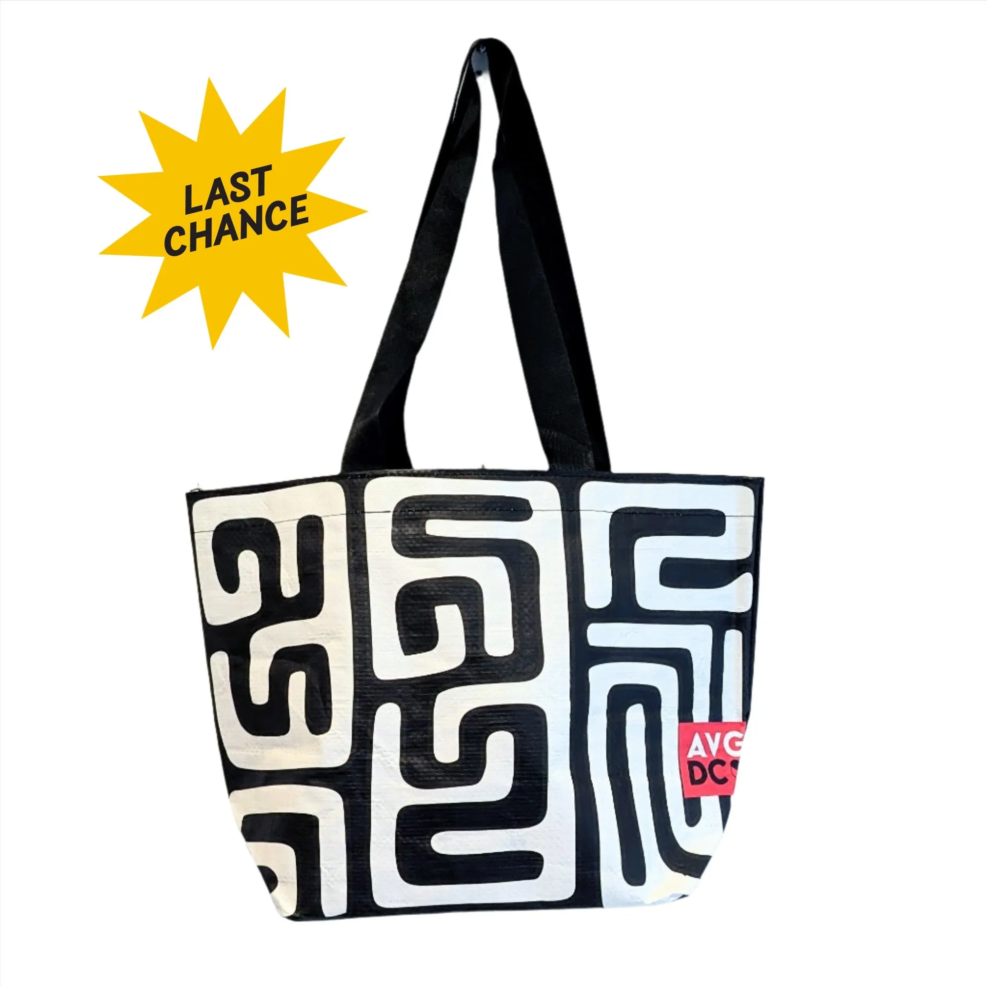Tote Bag Small - Kuba (Black & White) sold by All Very Goods