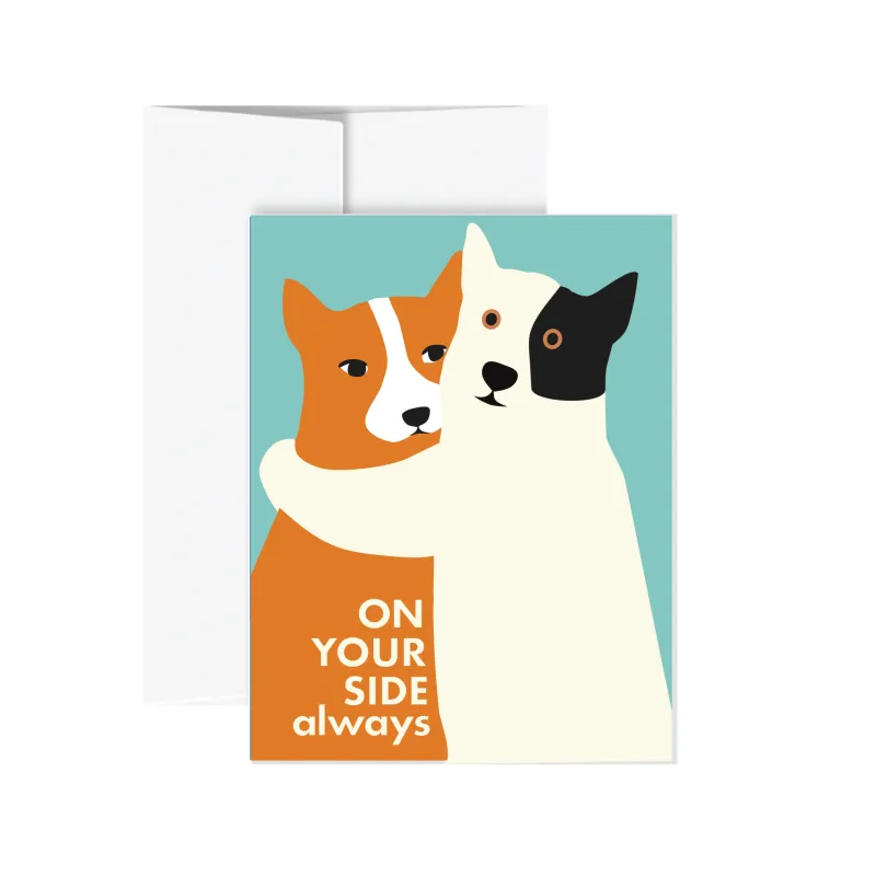 Greeting Card -  On Your Side made by All Very Goods