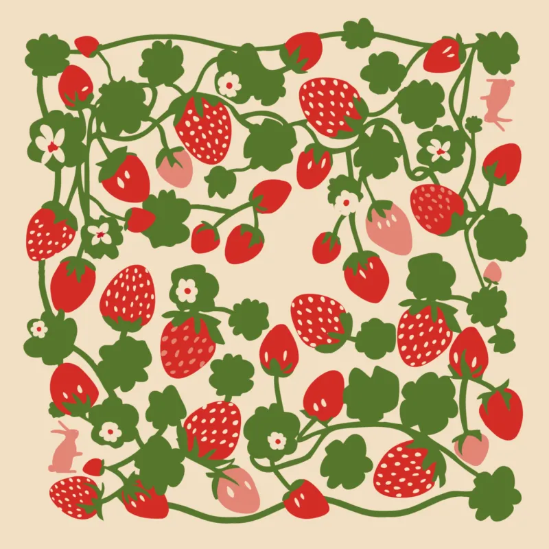 Bandana - Strawberry Garden made by All Very Goods