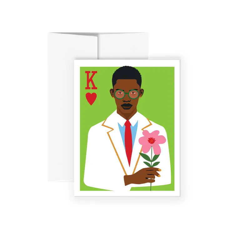 Greeting Card - King of Hearts made by All Very Goods