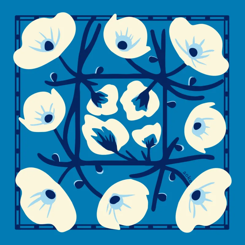 Bandana - Aziza (Blue) made by All Very Goods