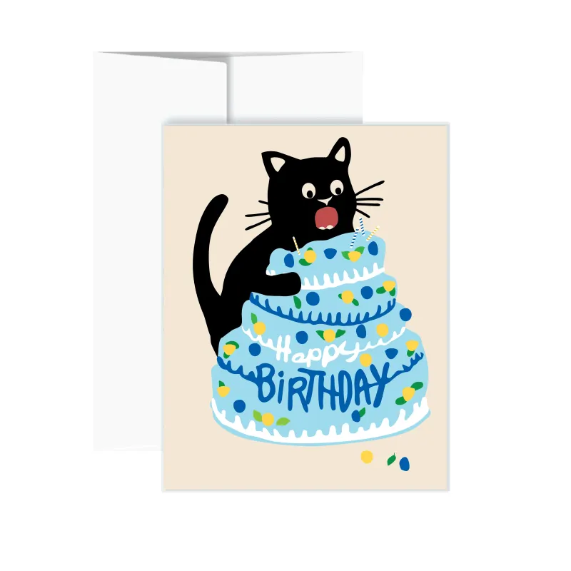 Greeting Card - Birthday Cake made by All Very Goods