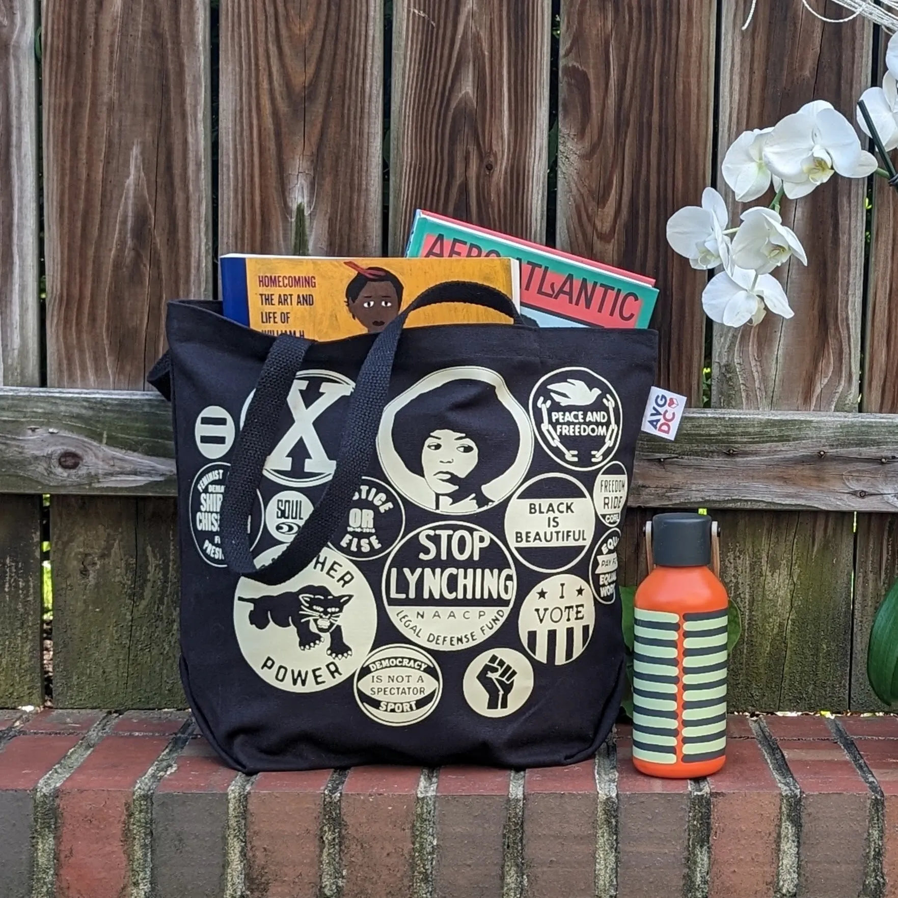 Tote Bag - Power Button (Black) sold by All Very Goods product image thumbnail 4