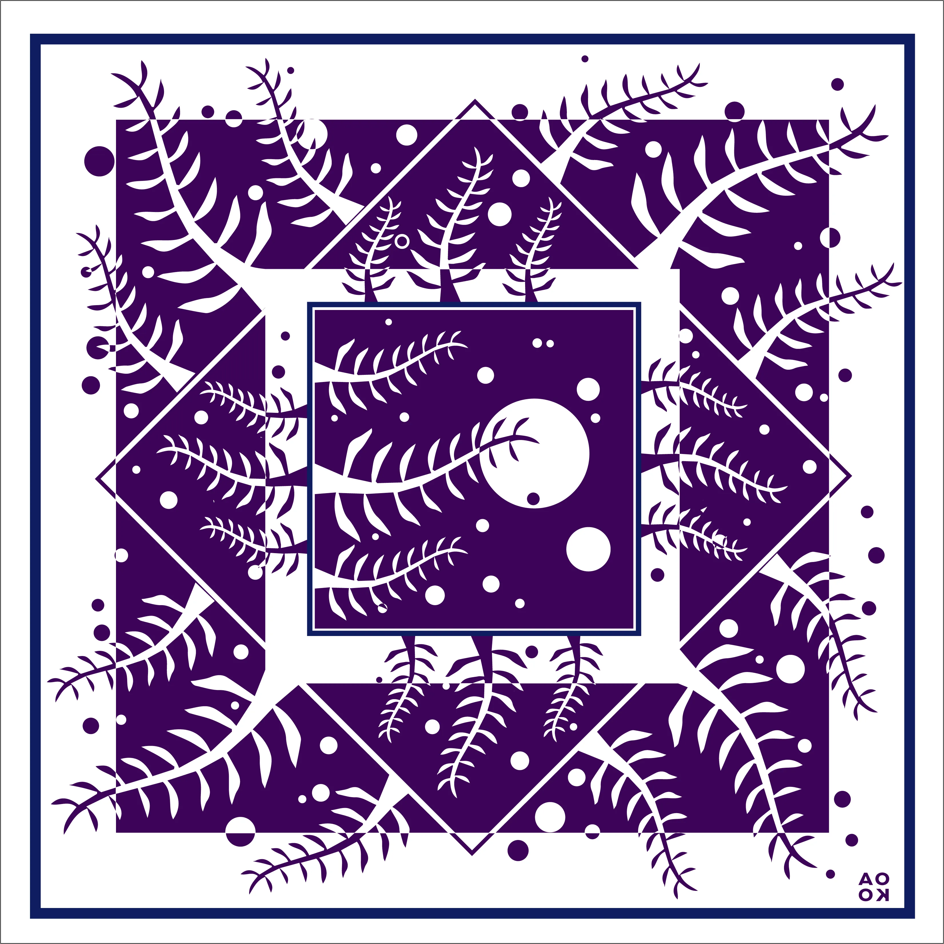 Bandana - Night Forest sold by All Very Goods product image thumbnail 2