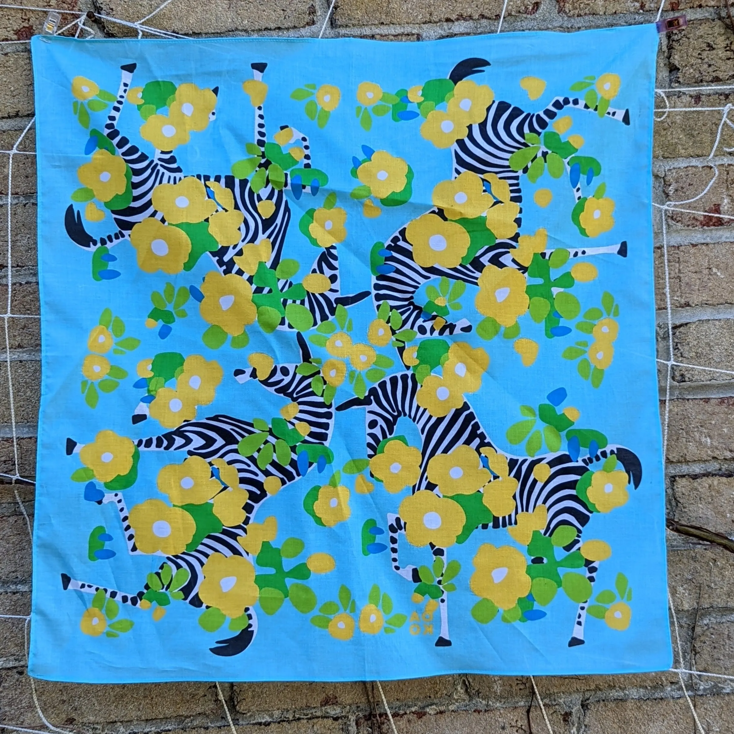 Bandana - The Zebras of Prince George's County (Blue) sold by All Very Goods product image thumbnail 3