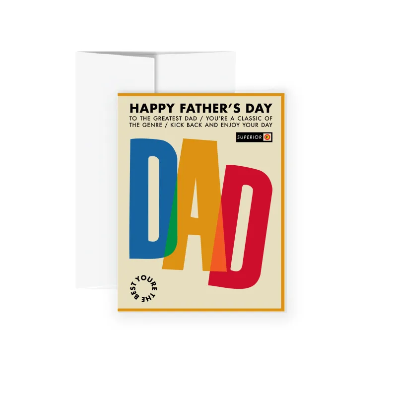 Greeting Card - Classic Jazz (Father's Day) made by All Very Goods