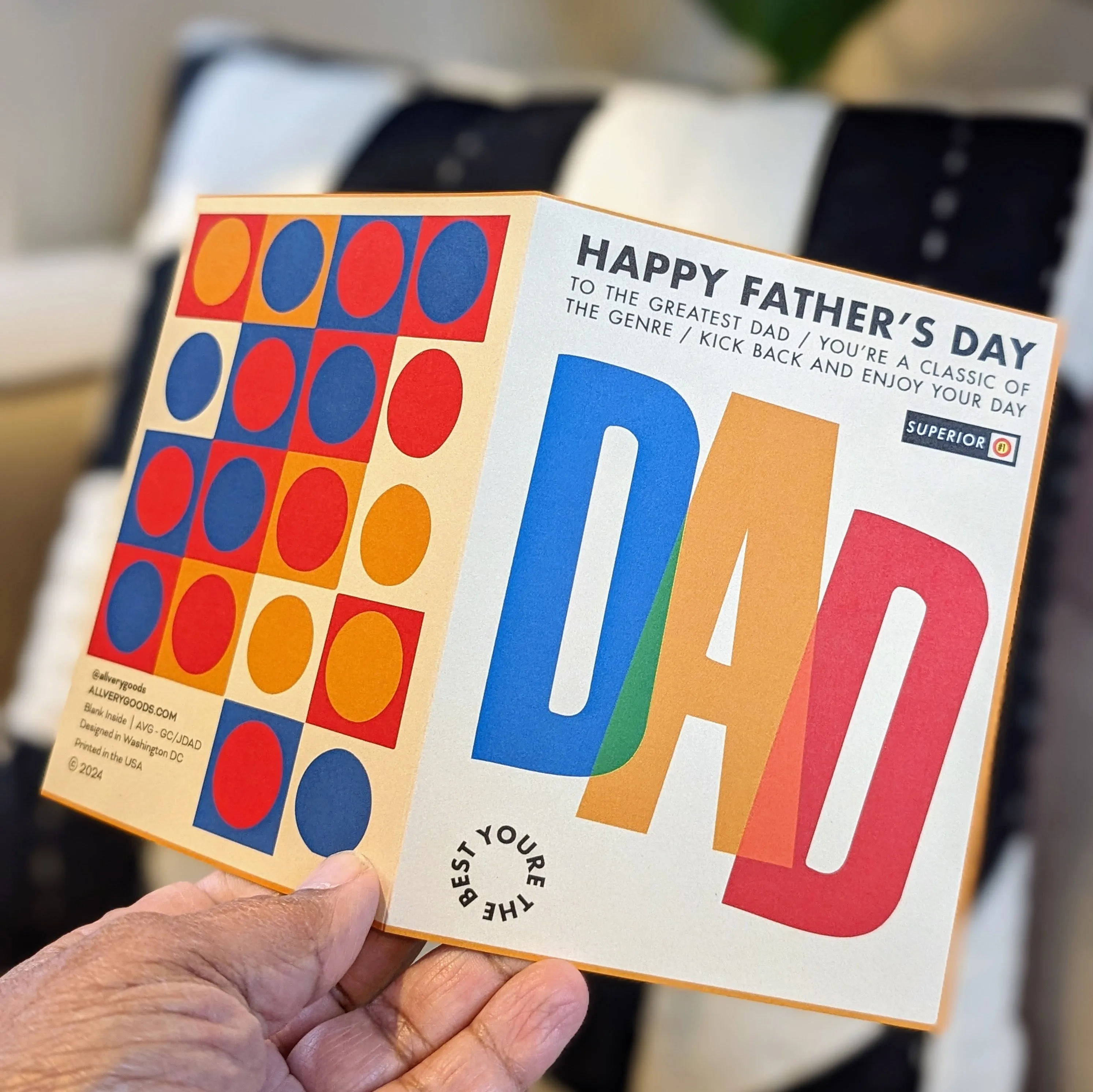 Greeting Card - Classic Jazz (Father's Day) sold by All Very Goods product image thumbnail 2