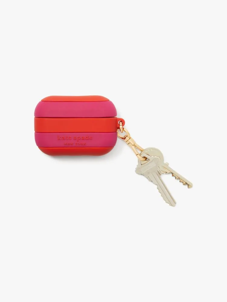 Seaside Striped Silicone Airpods Case sold by Kate Spade product image thumbnail 4
