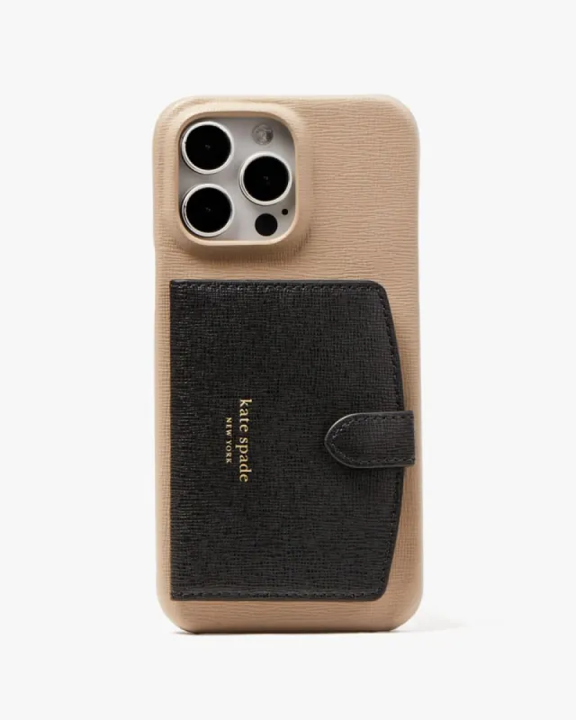 Morgan Colorblocked iPhone 14 Pro Max Cardholder Case sold by Kate Spade
