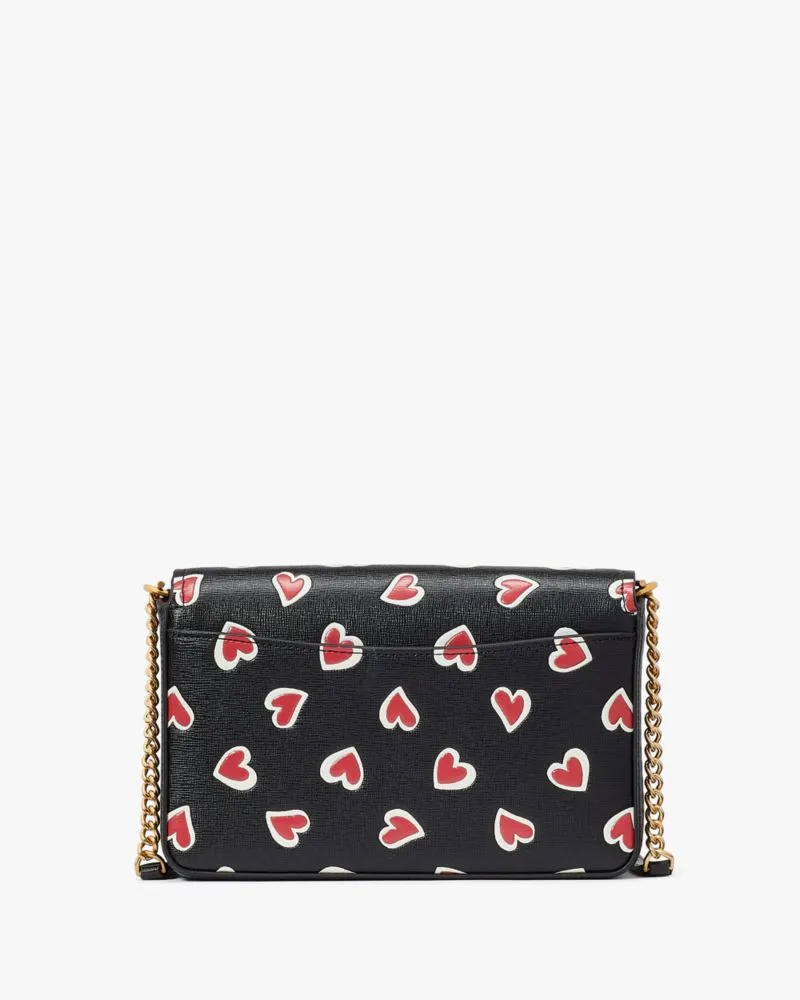 Morgan Stencil Hearts Flap Chain Wallet sold by Kate Spade product image thumbnail 5