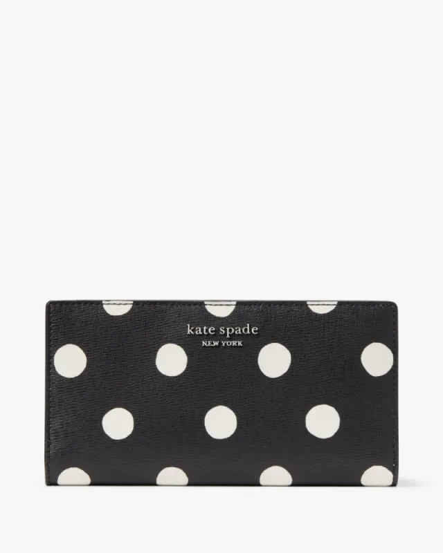 Morgan Sunshine Dot Slim Bifold Wallet sold by Kate Spade