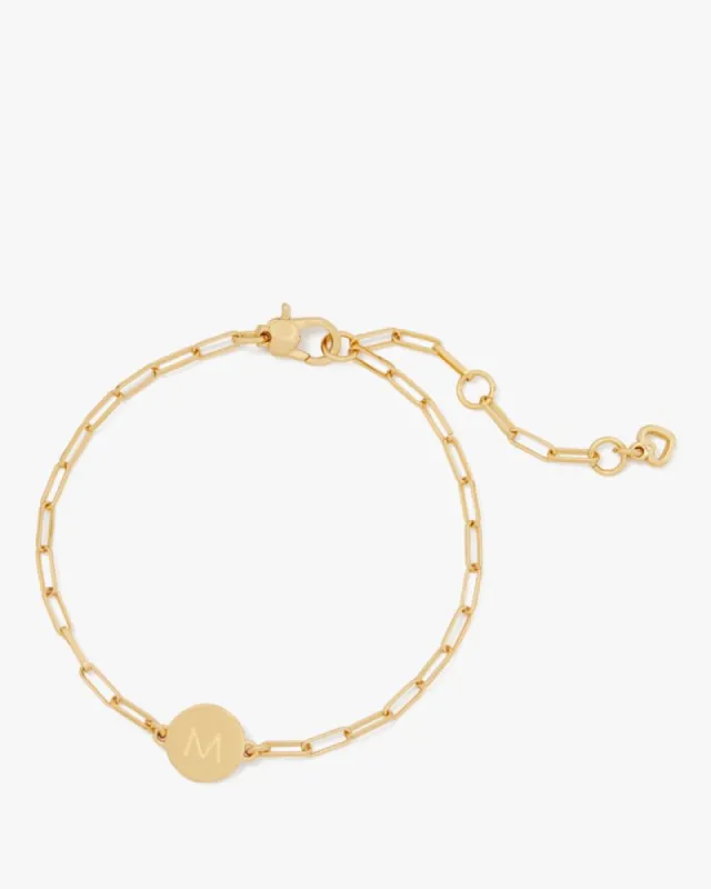 M Initial Chain Bracelet sold by Kate Spade