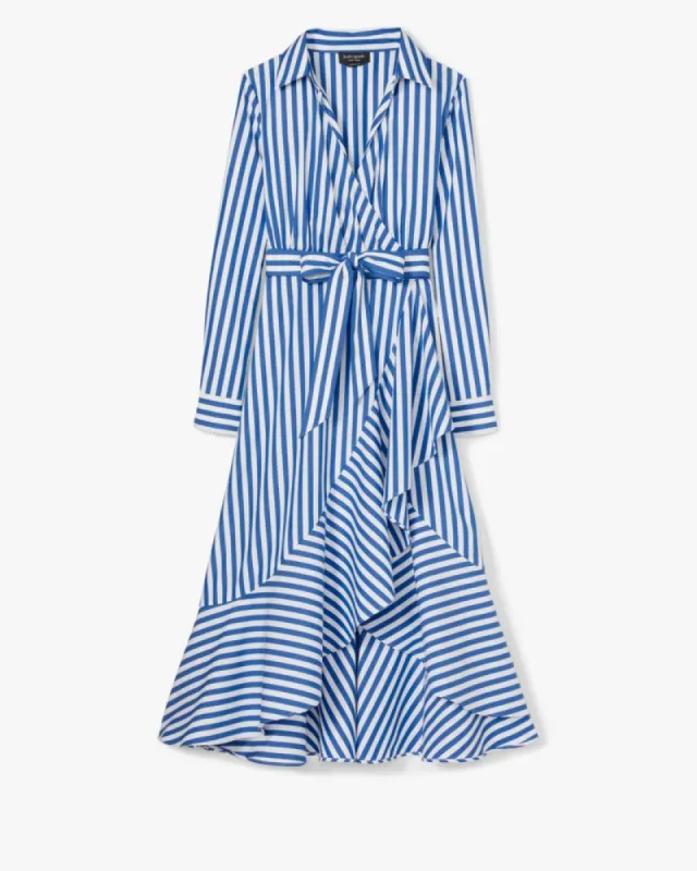 Julia Stripe Wrap Dress sold by Kate Spade