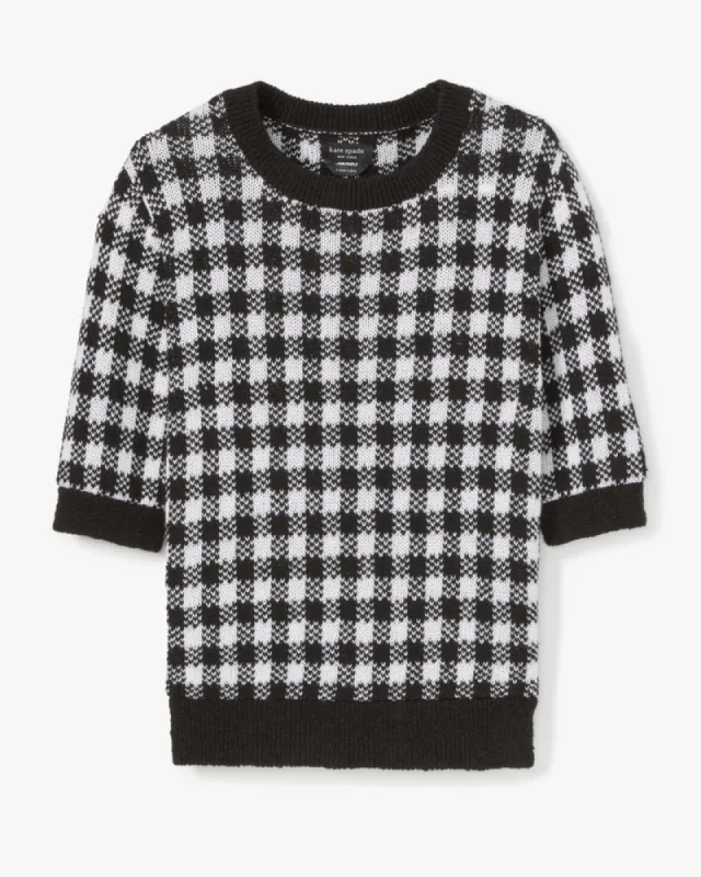 Texture Gingham Sweater sold by Kate Spade