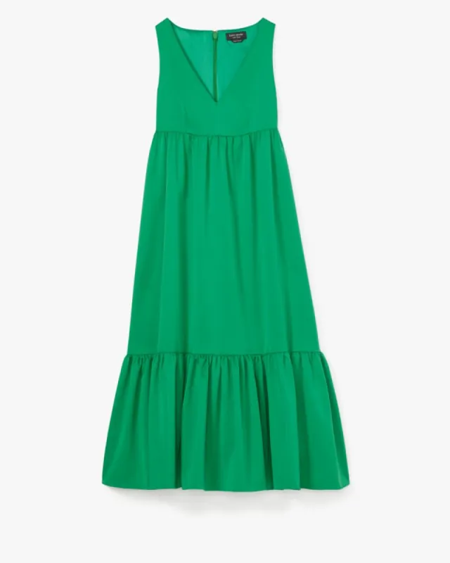 Faille V-neck Midi Dress sold by Kate Spade
