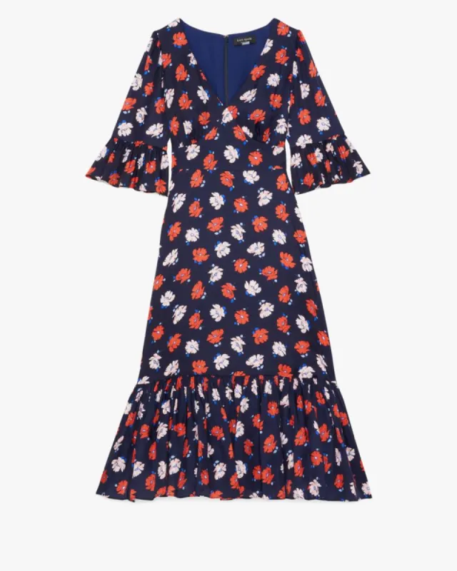 Dotty Floral Flounce Dress sold by Kate Spade