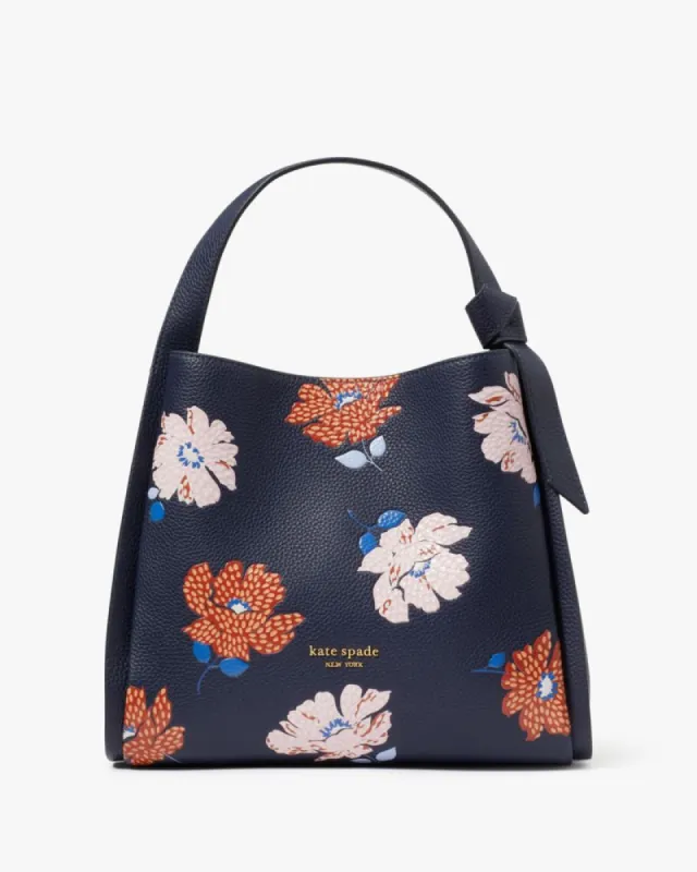 Knott Dotty Floral Embossed Medium Crossbody Tote sold by Kate Spade