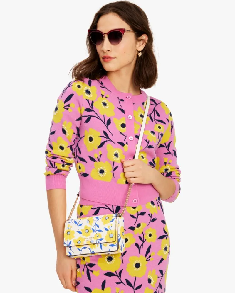 Morgan Sunshine Floral Printed Flap Chain Wallet sold by Kate Spade product image thumbnail 2