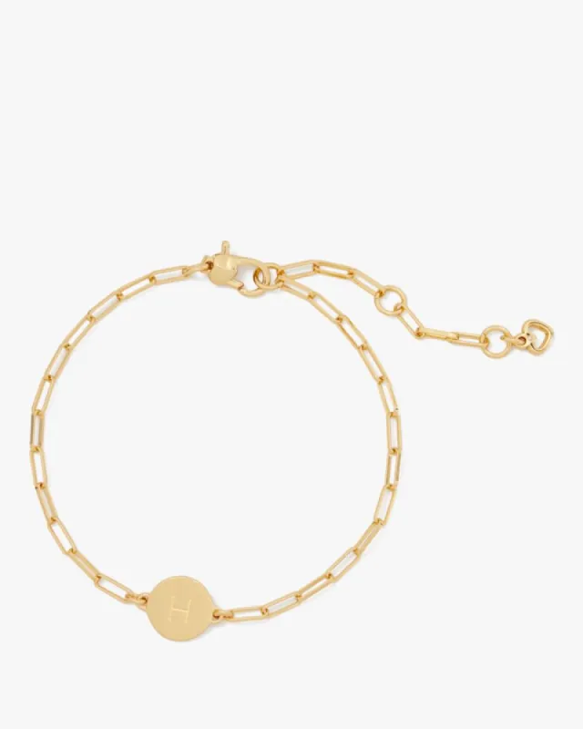 H Initial Chain Bracelet sold by Kate Spade