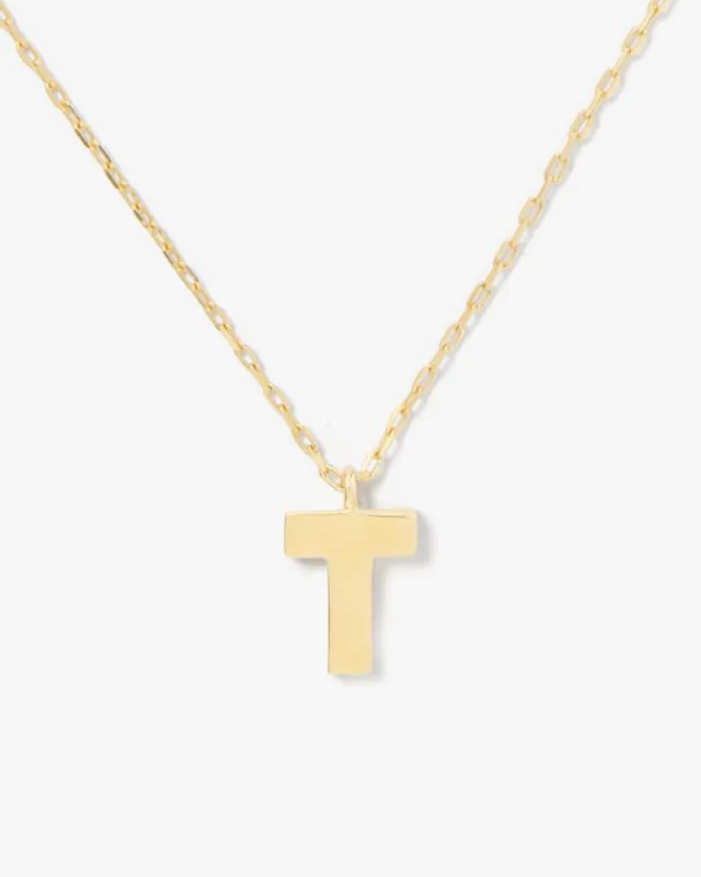 Kate Spade Fine Love Letter T Initial Pendant sold by Kate Spade