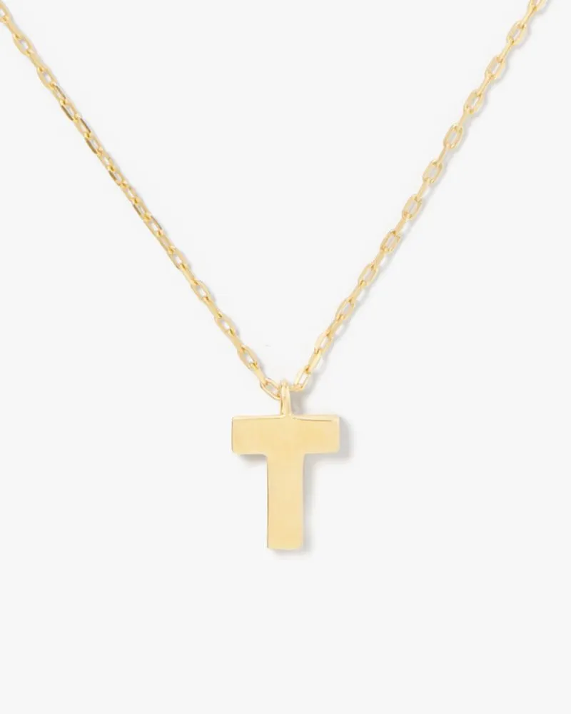 Kate Spade Fine Love Letter T Initial Pendant sold by Kate Spade