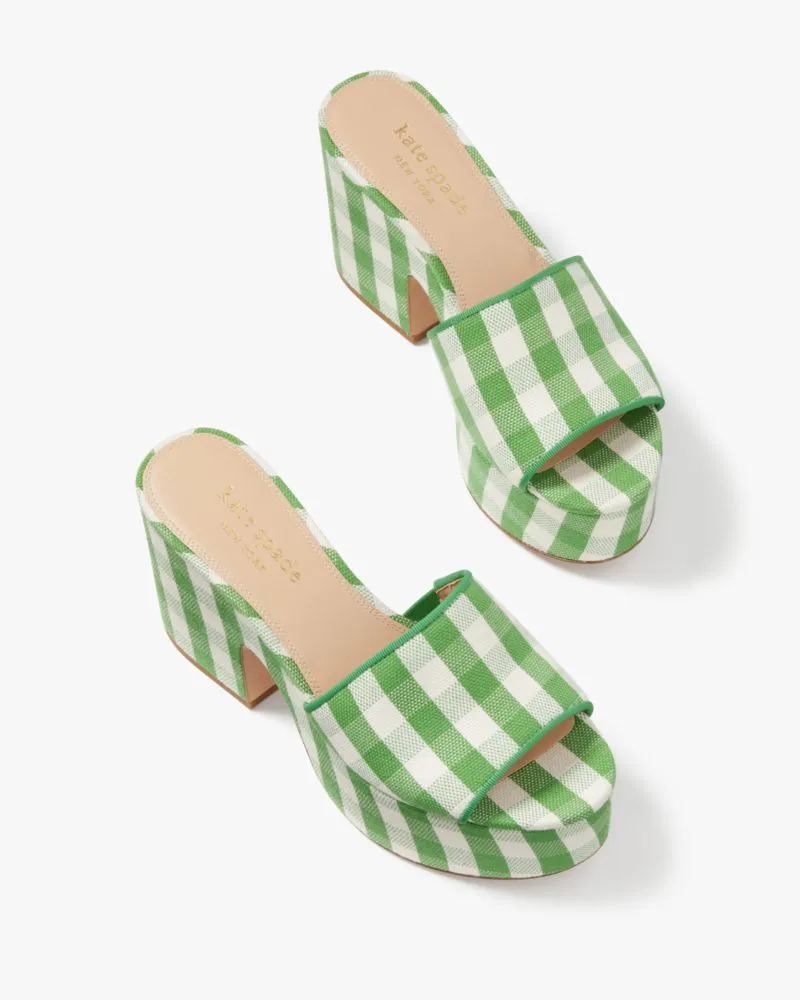 Ibiza Gingham Sandals sold by Kate Spade product image thumbnail 2