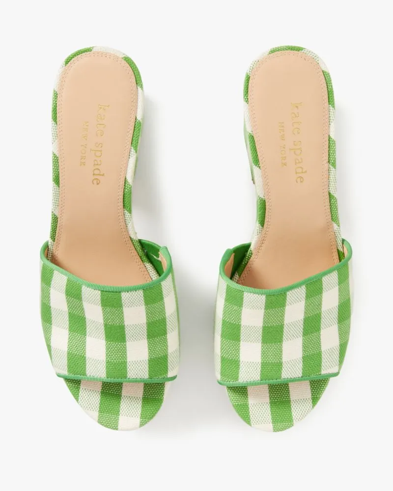 Ibiza Gingham Sandals sold by Kate Spade product image thumbnail 3