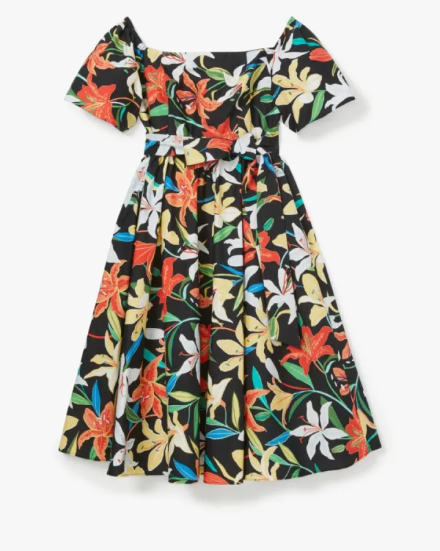Summer Lilies Off-the-shoulder Dress sold by Kate Spade