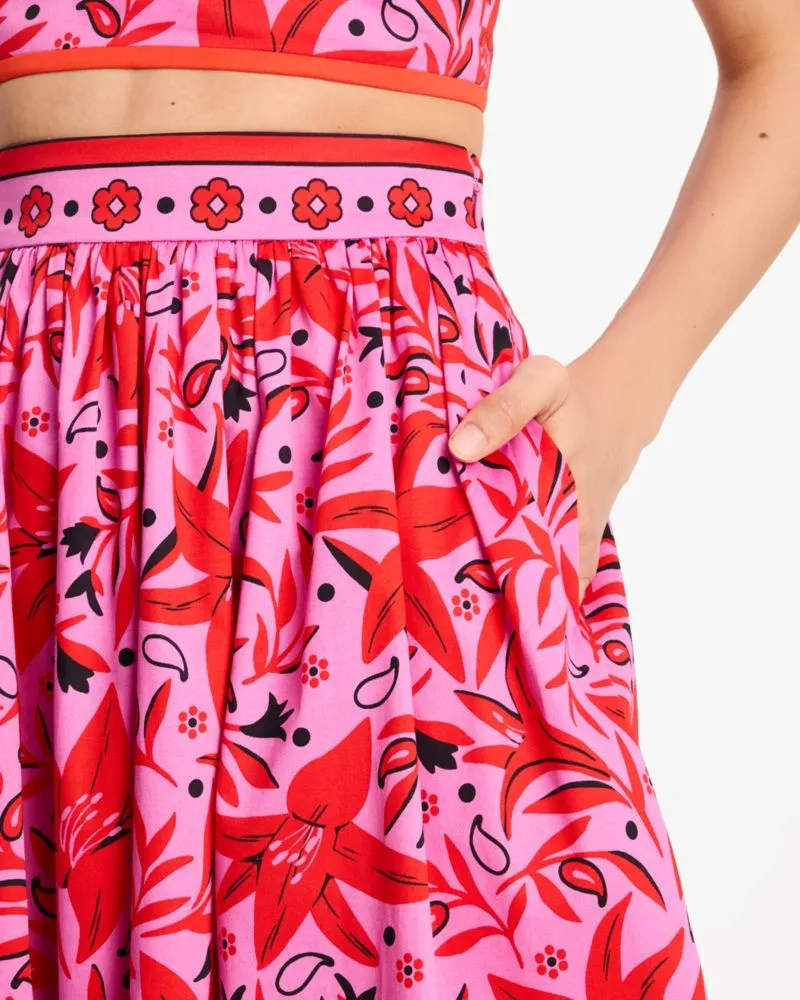 Daylily Midi Skirt sold by Kate Spade product image thumbnail 3