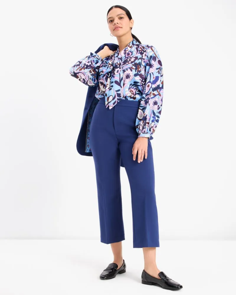 Autumn Paisley Tie-neck Shirt sold by Kate Spade product image thumbnail 3
