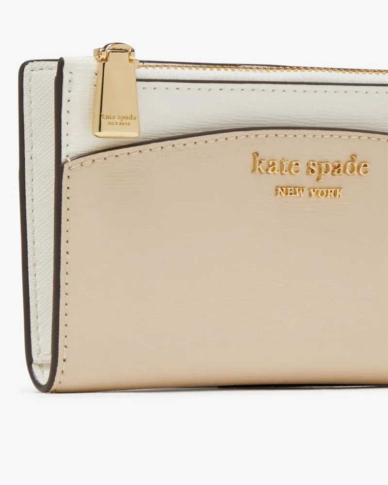 Morgan Colorblocked Small Slim Bifold Wallet sold by Kate Spade product image thumbnail 4