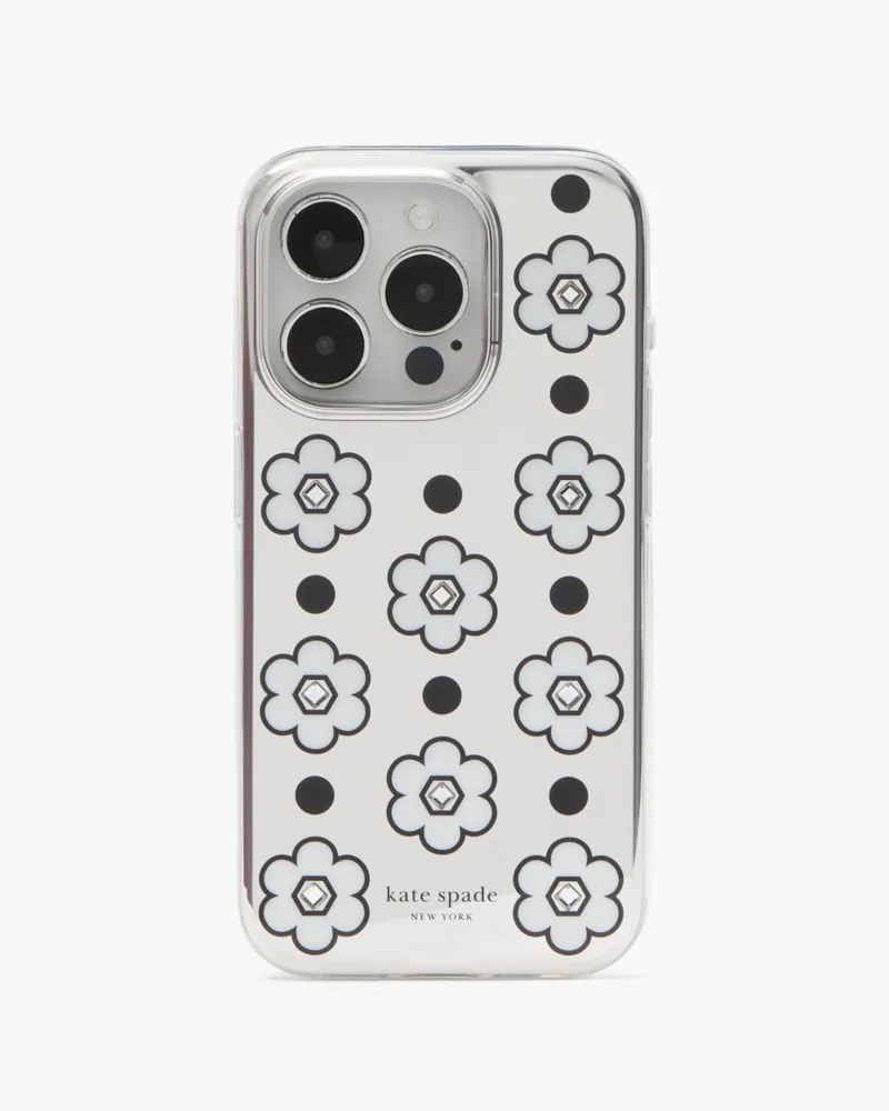 Daisy Dot Mirrored iPhone 15 Pro Phone Case sold by Kate Spade