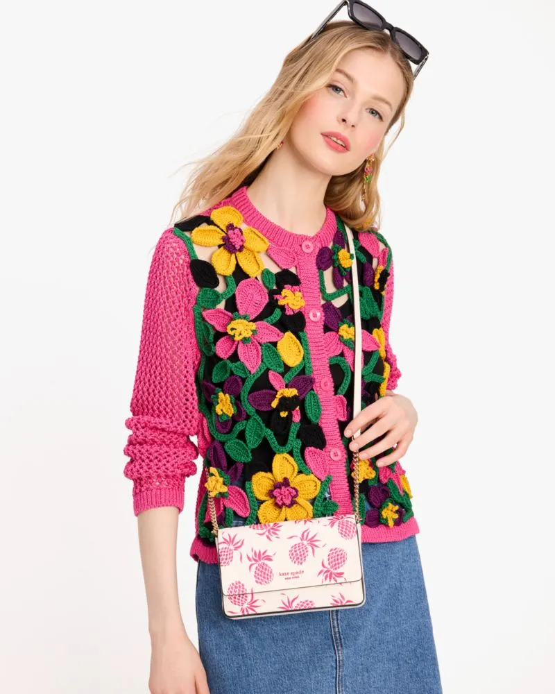 Morgan Pineapple Embossed Flap Chain Wallet sold by Kate Spade product image thumbnail 2