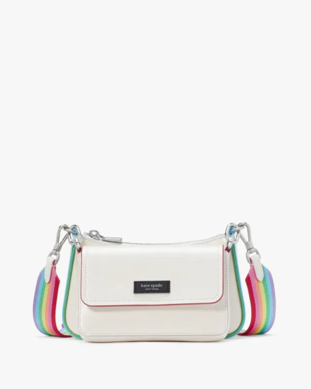 Double Up Rainbow Trim Crossbody sold by Kate Spade