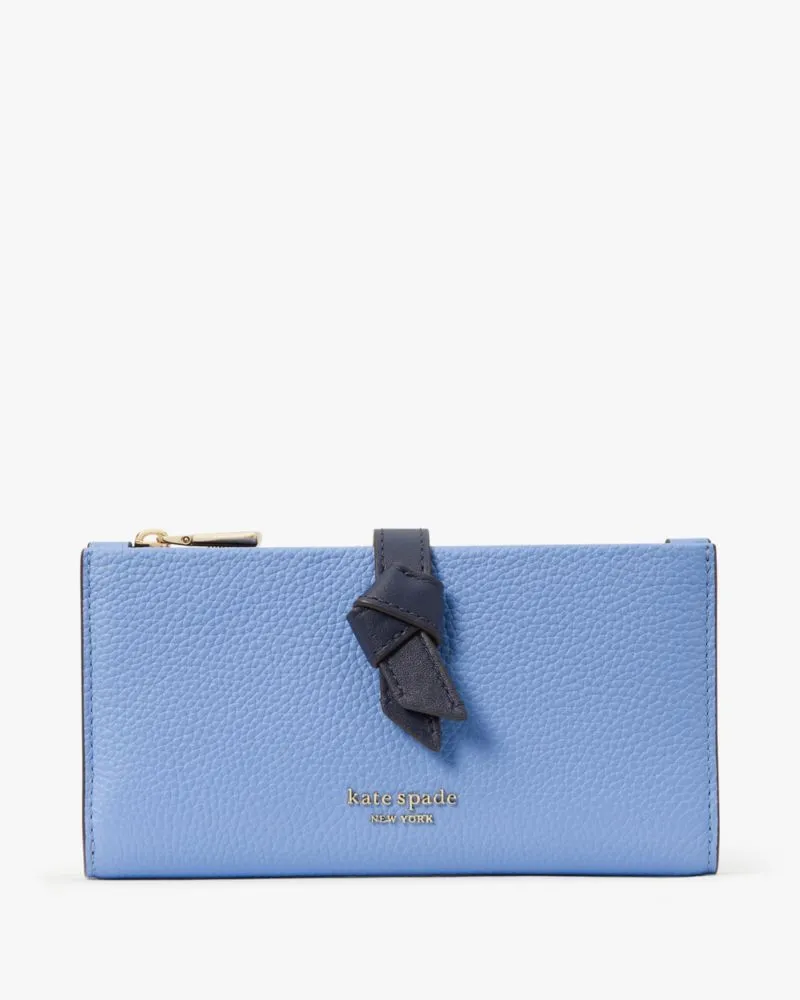 Knott Colorblocked Zip Slim Wallet sold by Kate Spade