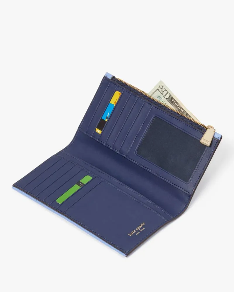 Knott Colorblocked Zip Slim Wallet sold by Kate Spade product image thumbnail 5