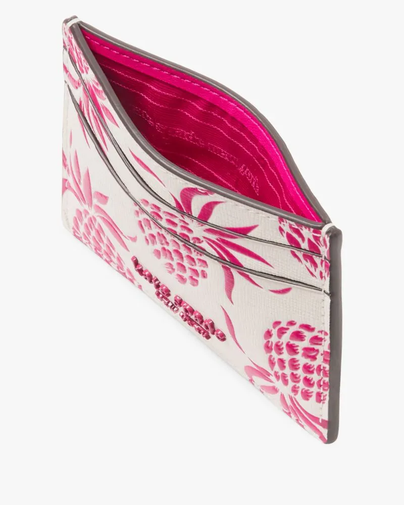 Morgan Pineapple Embossed Card Holder sold by Kate Spade product image thumbnail 2