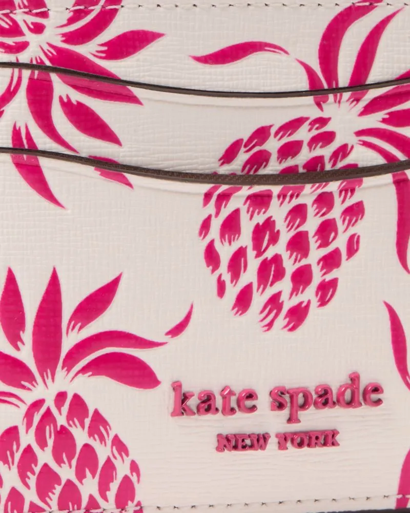 Morgan Pineapple Embossed Card Holder sold by Kate Spade product image thumbnail 4