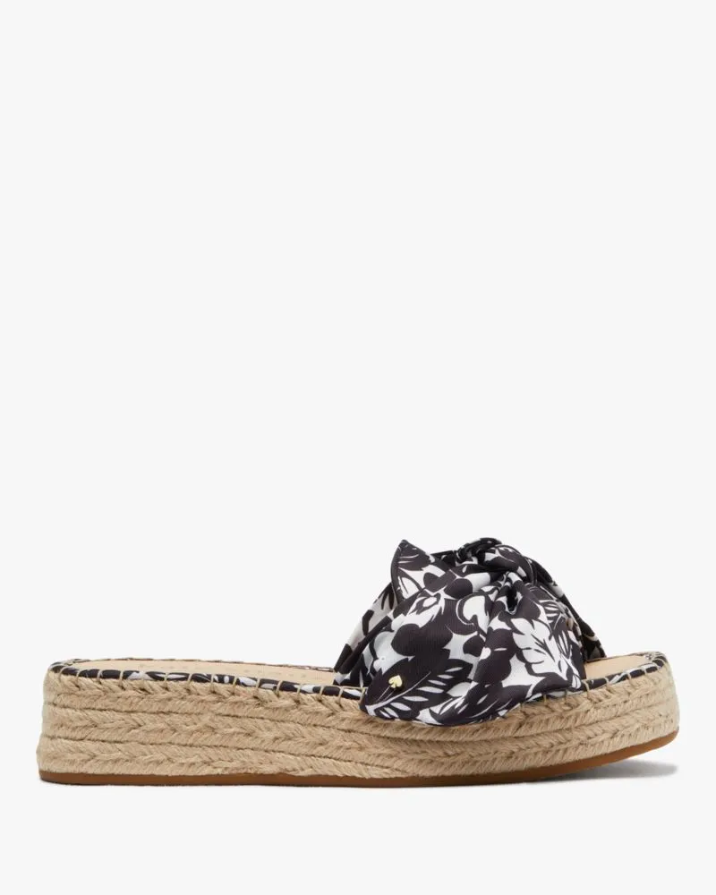 Lucie Tropical Foliage Espadrilles sold by Kate Spade