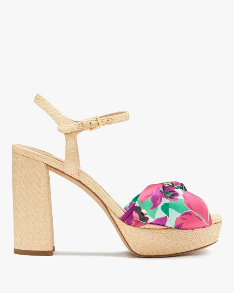 Lucie Orchid Bloom Platforms sold by Kate Spade