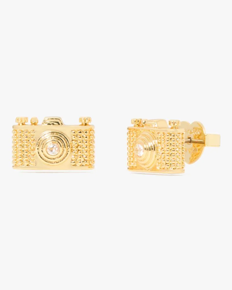 Away We Go Camera Studs sold by Kate Spade