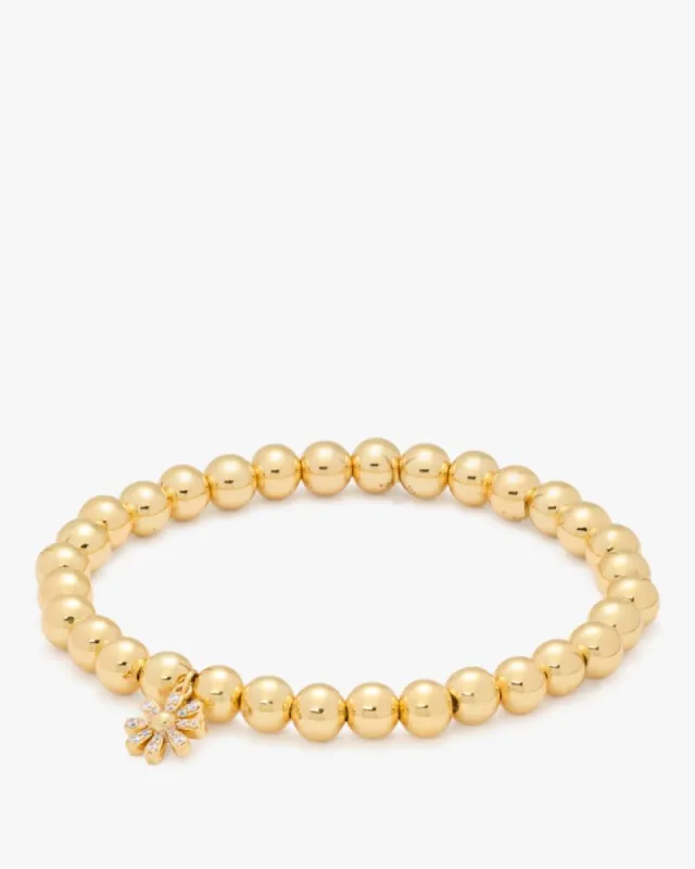 Rainbow Joy Flower Charm Stretch Bracelet sold by Kate Spade