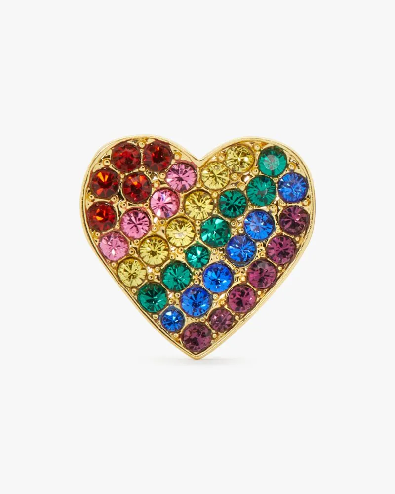 Rainbow Joy Heart Studs sold by Kate Spade product image thumbnail 4
