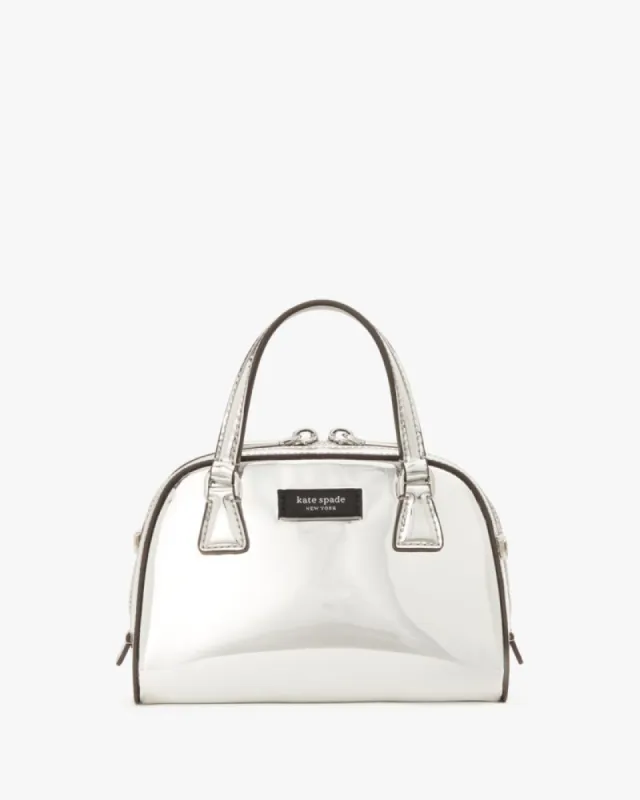 Sam Icon Metallic Mini Duffle Bag made by Kate Spade