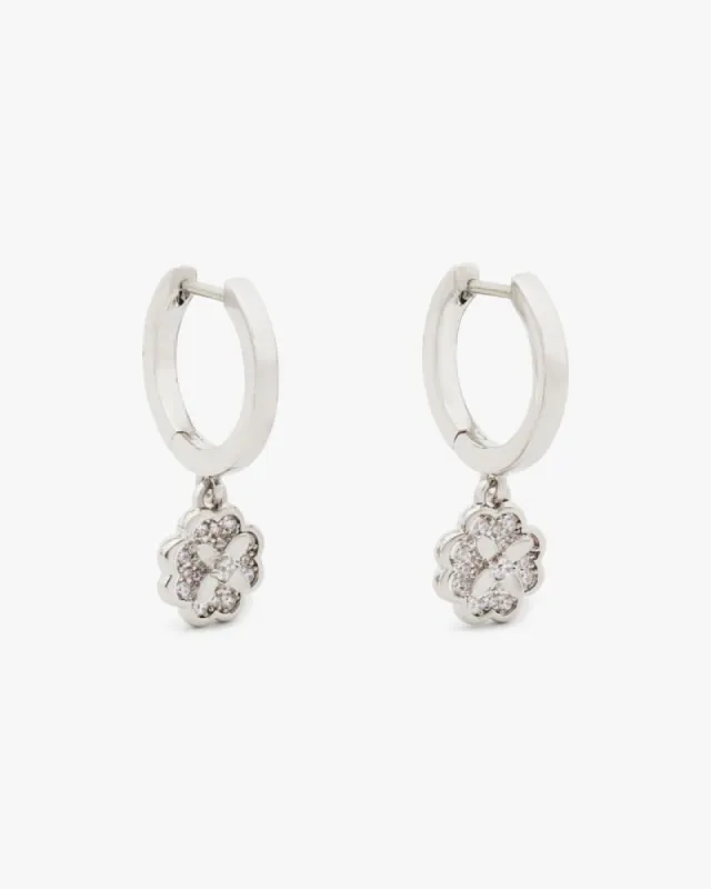 Heritage Bloom Huggie Drop Earrings sold by Kate Spade