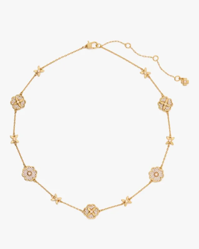 Heritage Bloom Scatter Necklace sold by Kate Spade