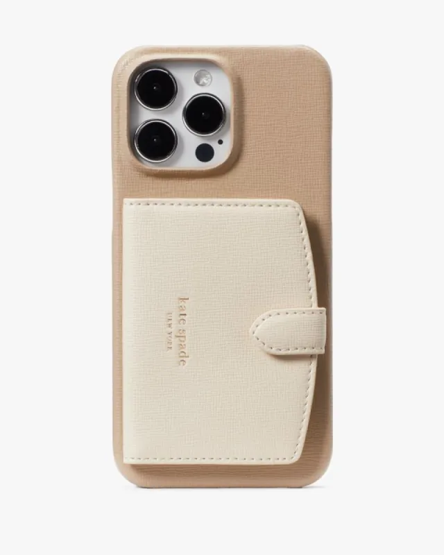 Morgan Colorblocked iPhone 14 Pro Max Cardholder Case sold by Kate Spade