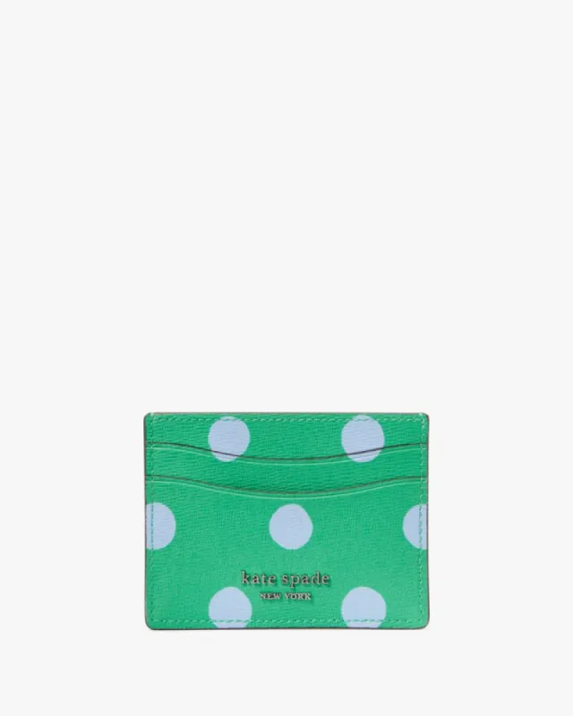 Morgan Sunshine Dot Card Holder sold by Kate Spade