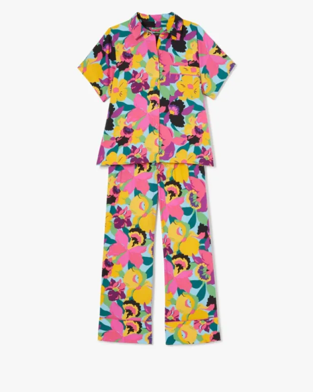 Orchid Bloom Cropped Pj Set sold by Kate Spade